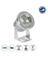 GLOBOSTAR® TREECOBINI 75590 Φωτιστικό Σποτ για Φυτά - Δέντρα LED 10W 1000lm 35° DC 12V Αδιάβροχο IP65 Ψυχρό Λευκό 6000K Dimmable - Bridgelux COB Chip - Νίκελ Βούρτσας - Μ7 x 10.5 x Υ8.5cm - 2 Χρόνια Εγγύηση
